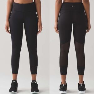 Lululemon Hit It 7/8 Tight (25") Black Sz 4 NWT